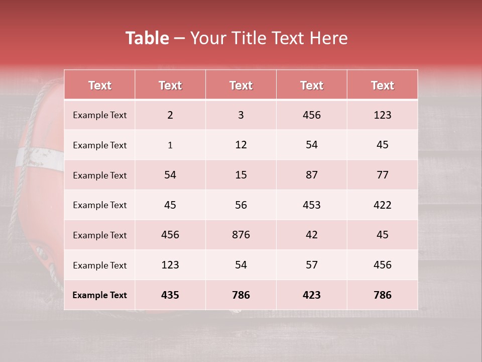 Buoy Swimming Marine PowerPoint Template