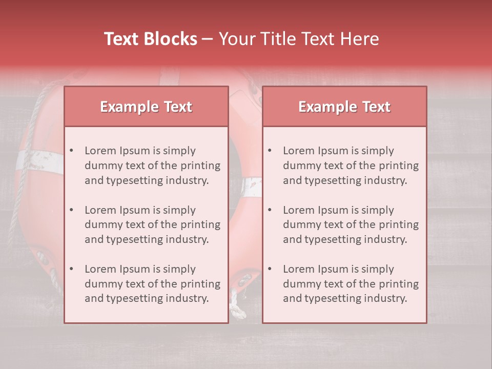 Buoy Swimming Marine PowerPoint Template