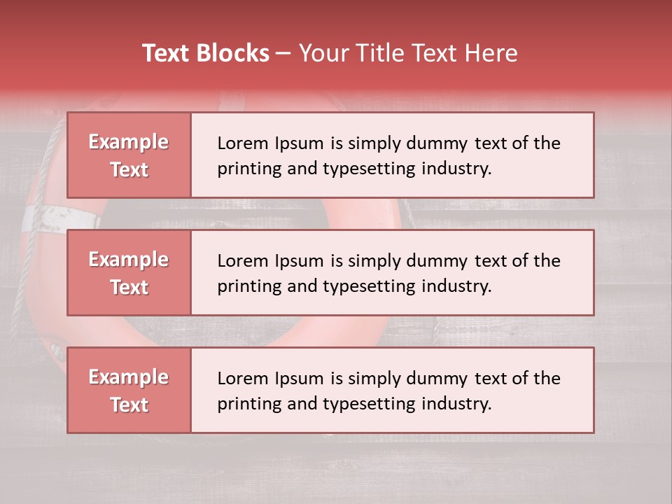 Buoy Swimming Marine PowerPoint Template