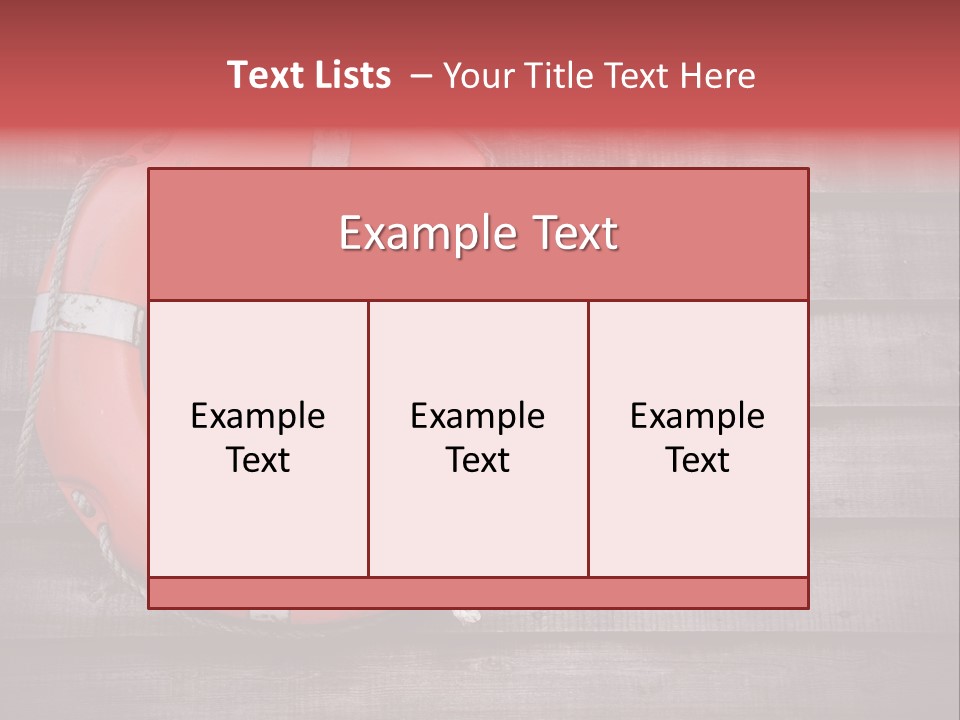 Buoy Swimming Marine PowerPoint Template