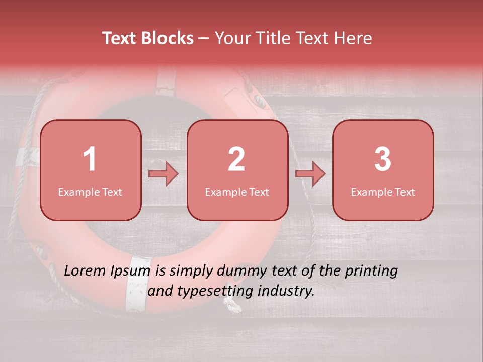 Buoy Swimming Marine PowerPoint Template
