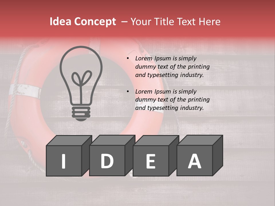 Buoy Swimming Marine PowerPoint Template