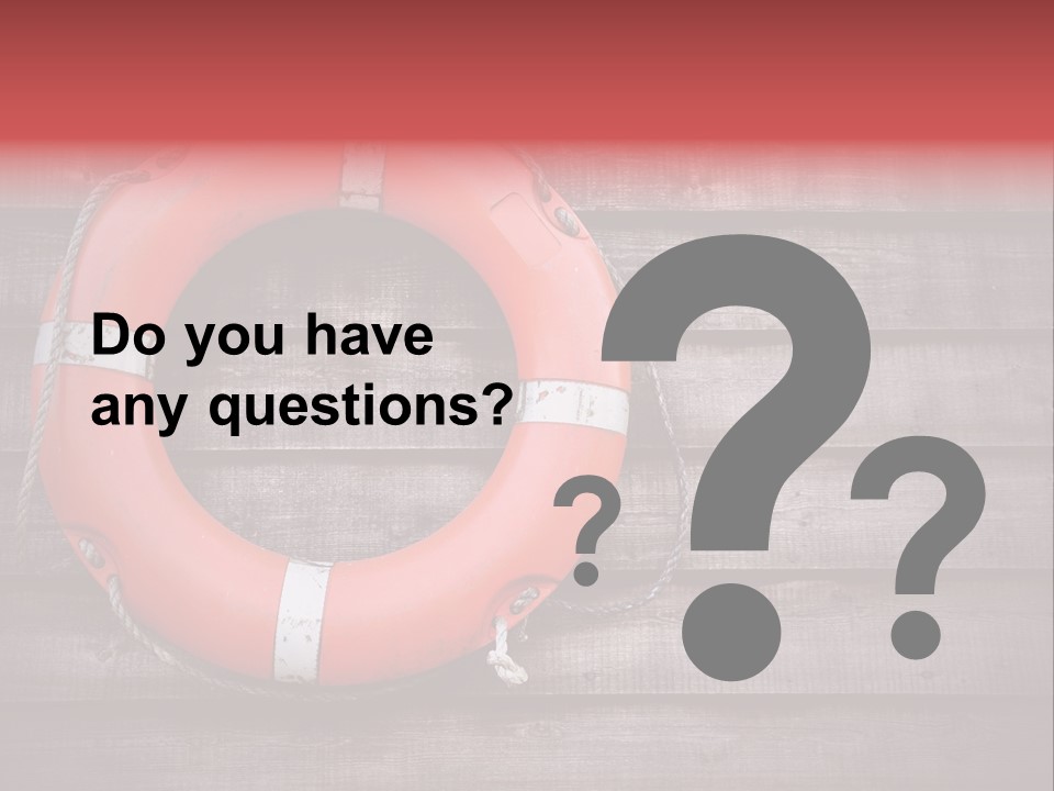 Buoy Swimming Marine PowerPoint Template