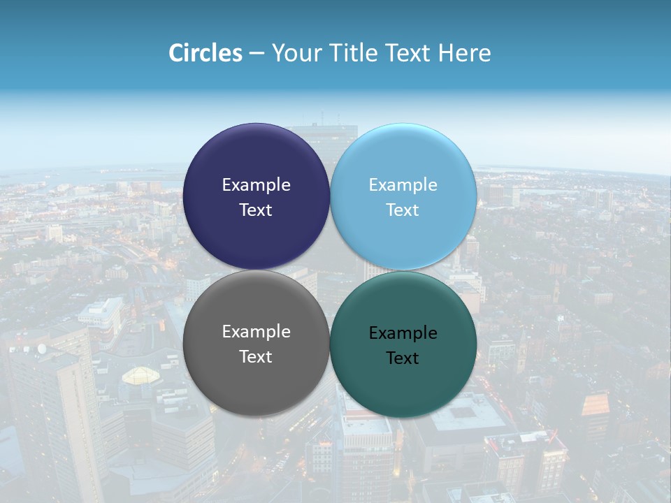 Famous Night Fisheye PowerPoint Template