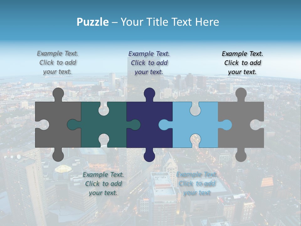 Famous Night Fisheye PowerPoint Template