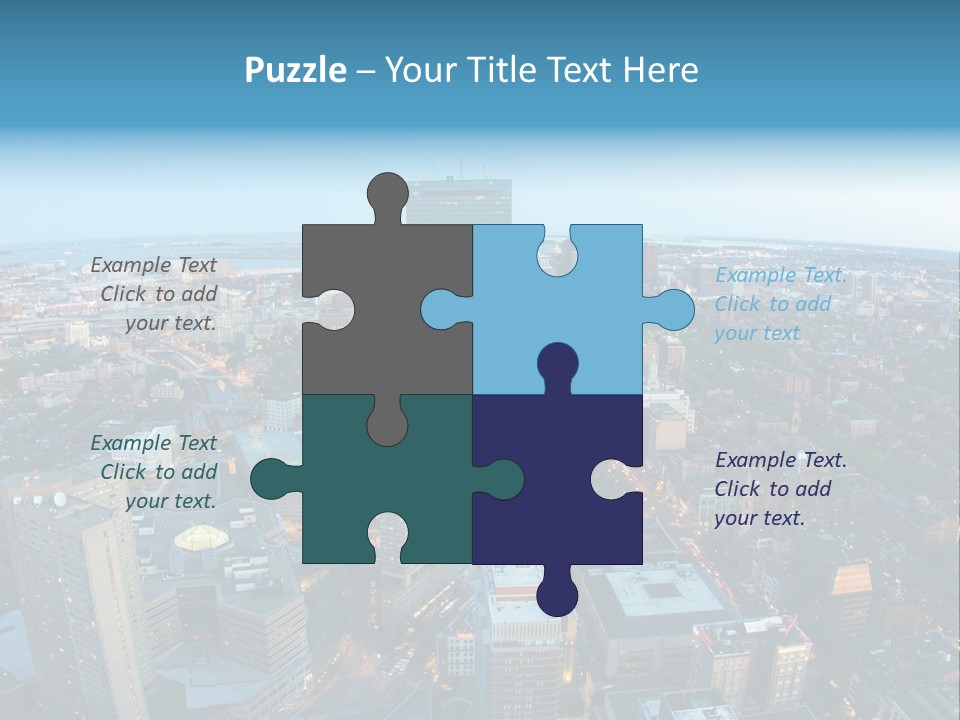 Famous Night Fisheye PowerPoint Template