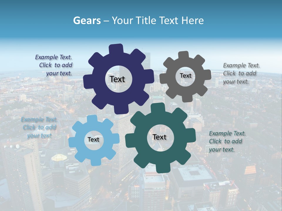 Famous Night Fisheye PowerPoint Template