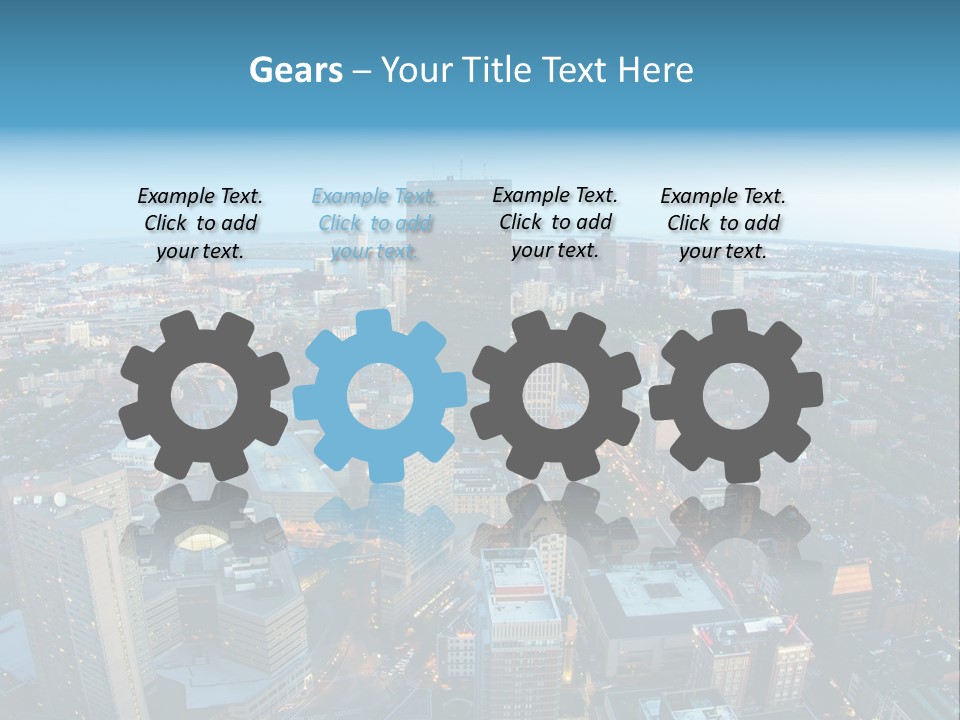 Famous Night Fisheye PowerPoint Template