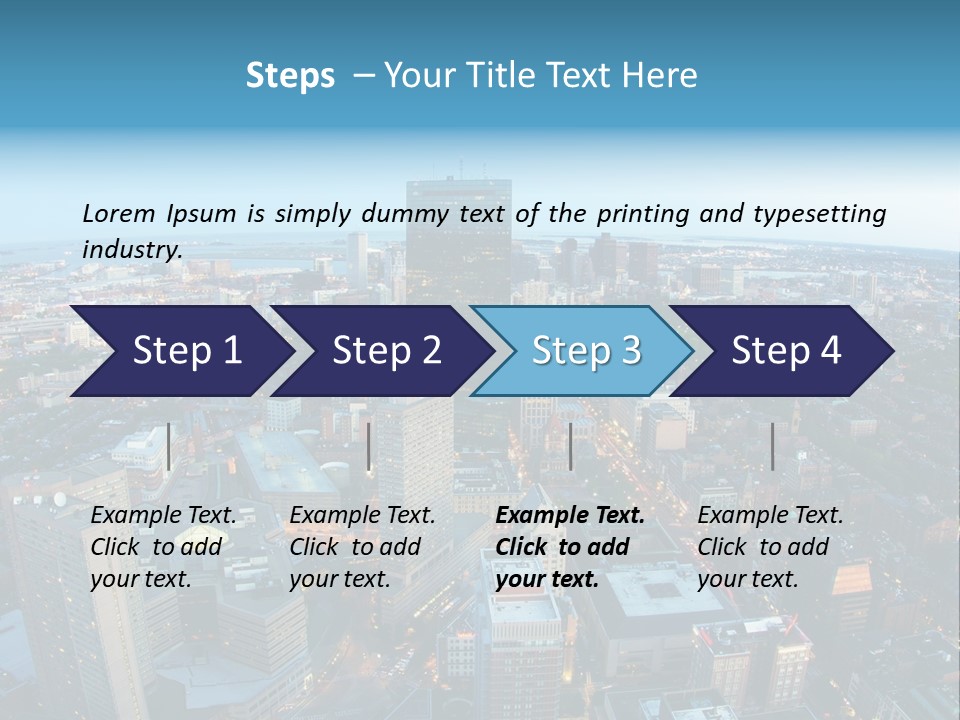 Famous Night Fisheye PowerPoint Template