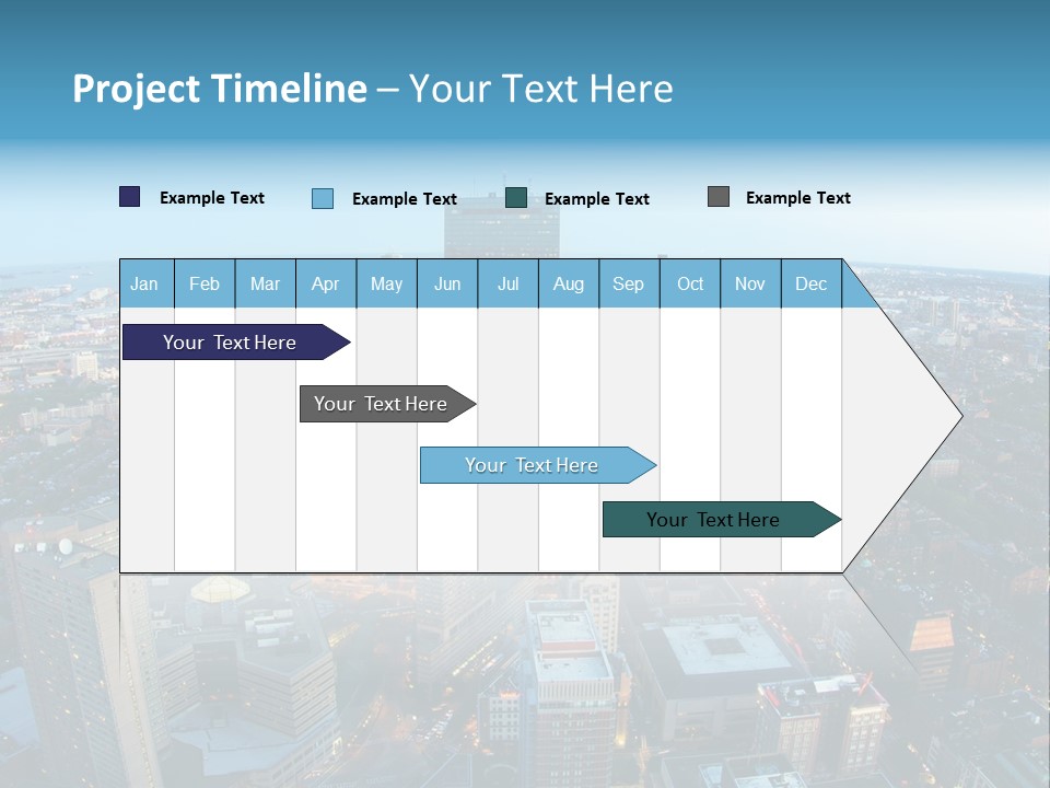 Famous Night Fisheye PowerPoint Template