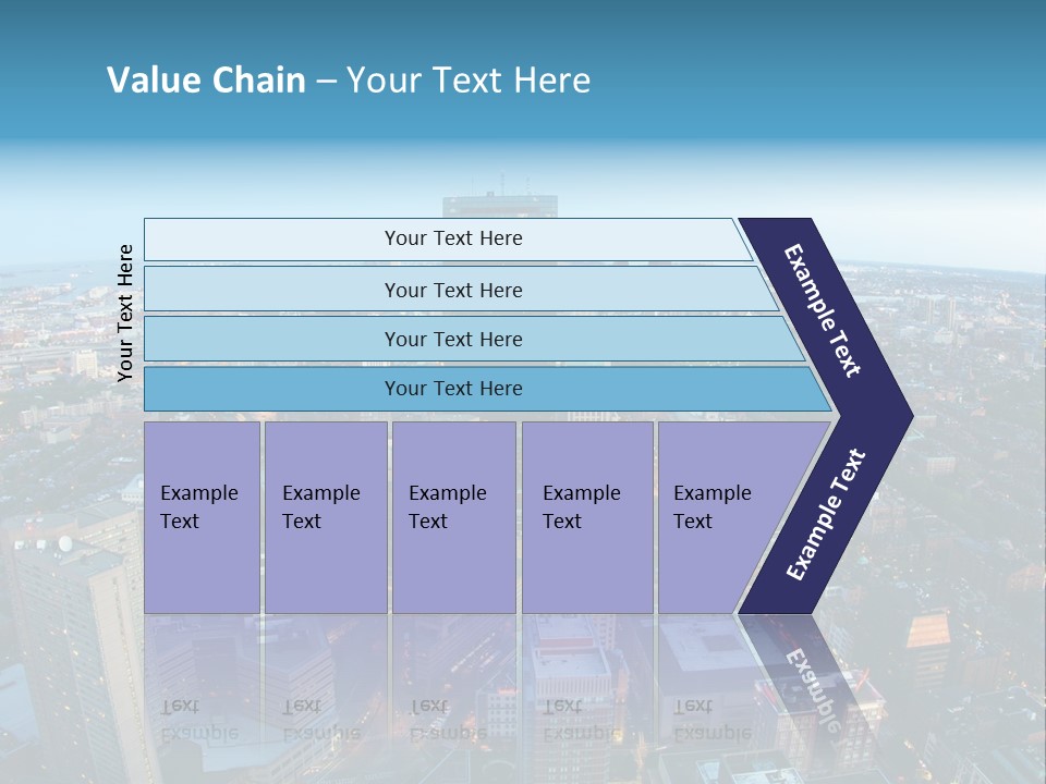 Famous Night Fisheye PowerPoint Template
