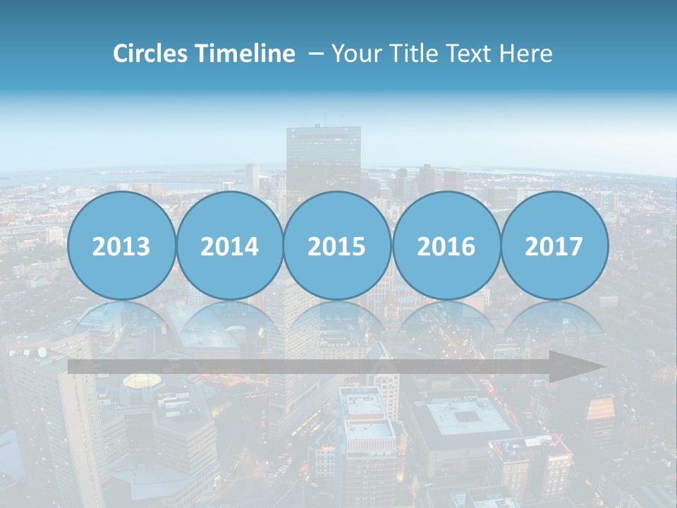 Famous Night Fisheye PowerPoint Template