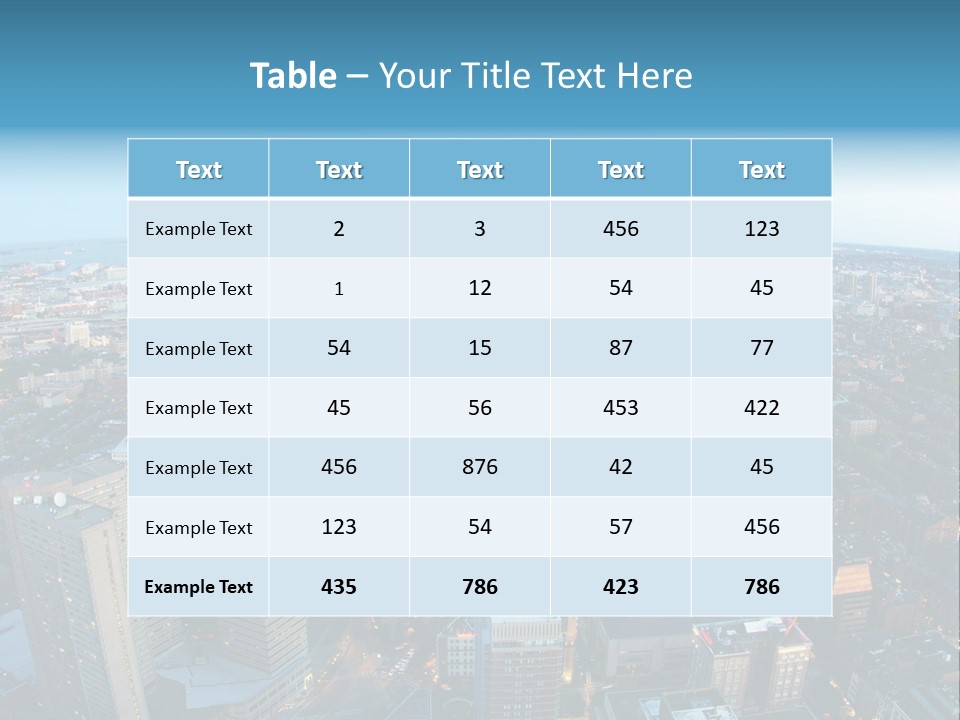 Famous Night Fisheye PowerPoint Template