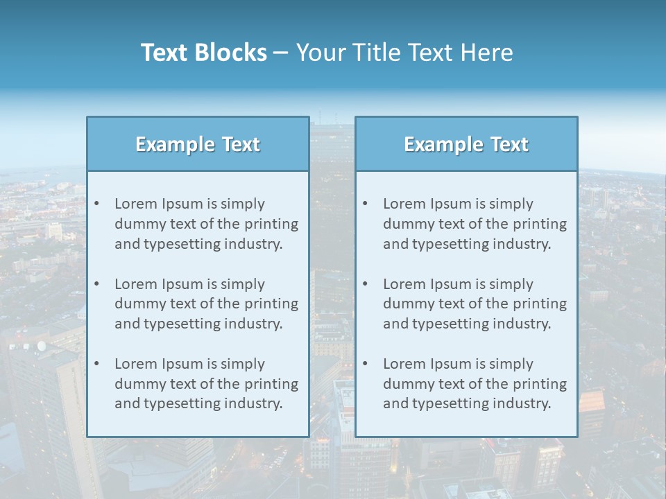 Famous Night Fisheye PowerPoint Template