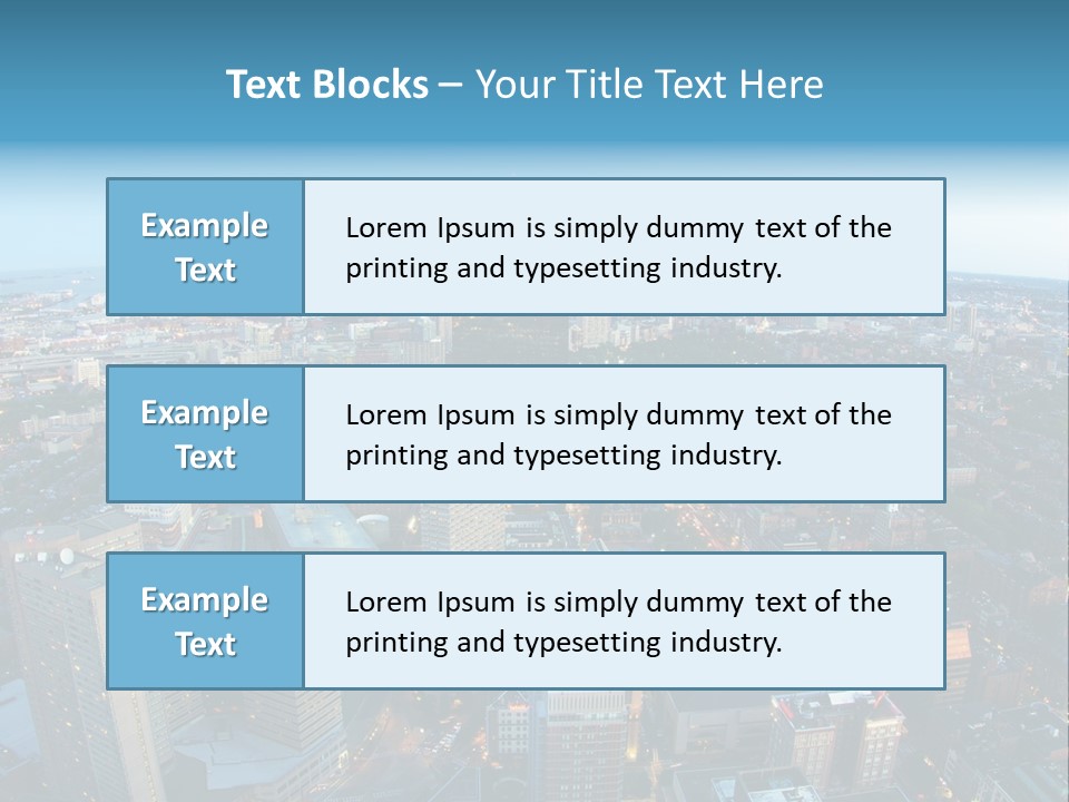 Famous Night Fisheye PowerPoint Template