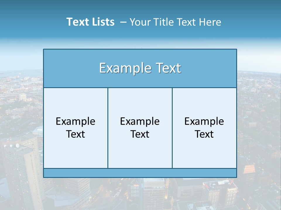 Famous Night Fisheye PowerPoint Template