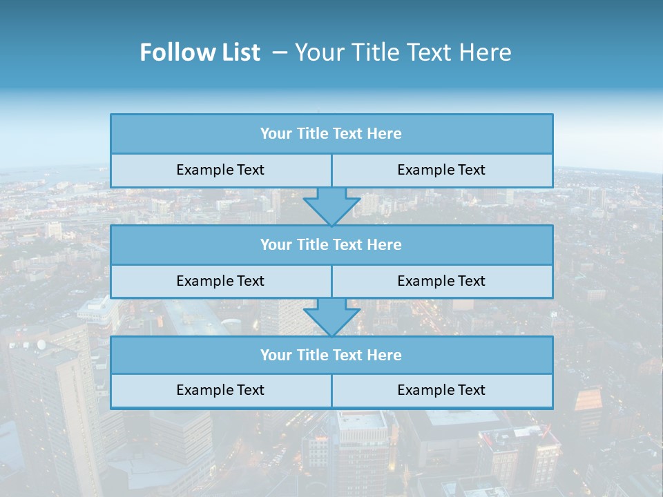 Famous Night Fisheye PowerPoint Template