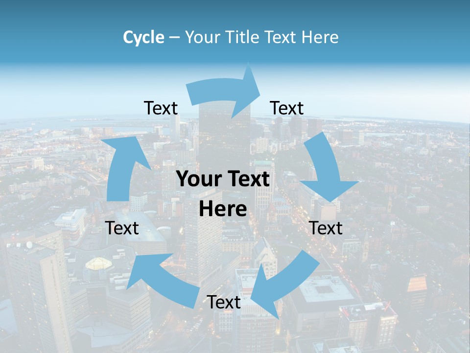 Famous Night Fisheye PowerPoint Template