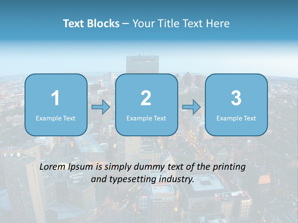 Famous Night Fisheye PowerPoint Template