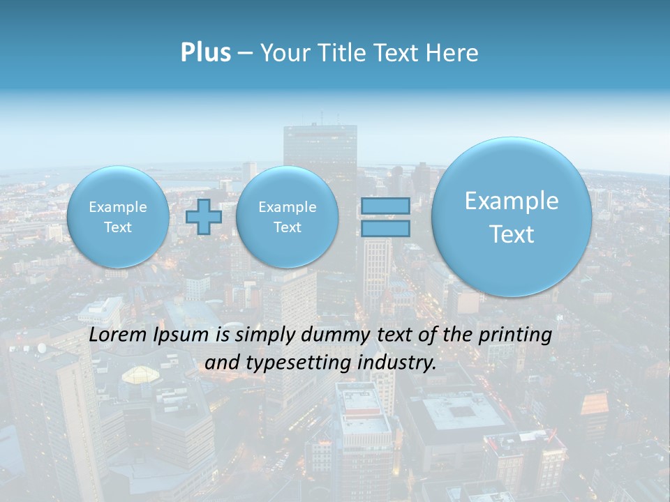 Famous Night Fisheye PowerPoint Template