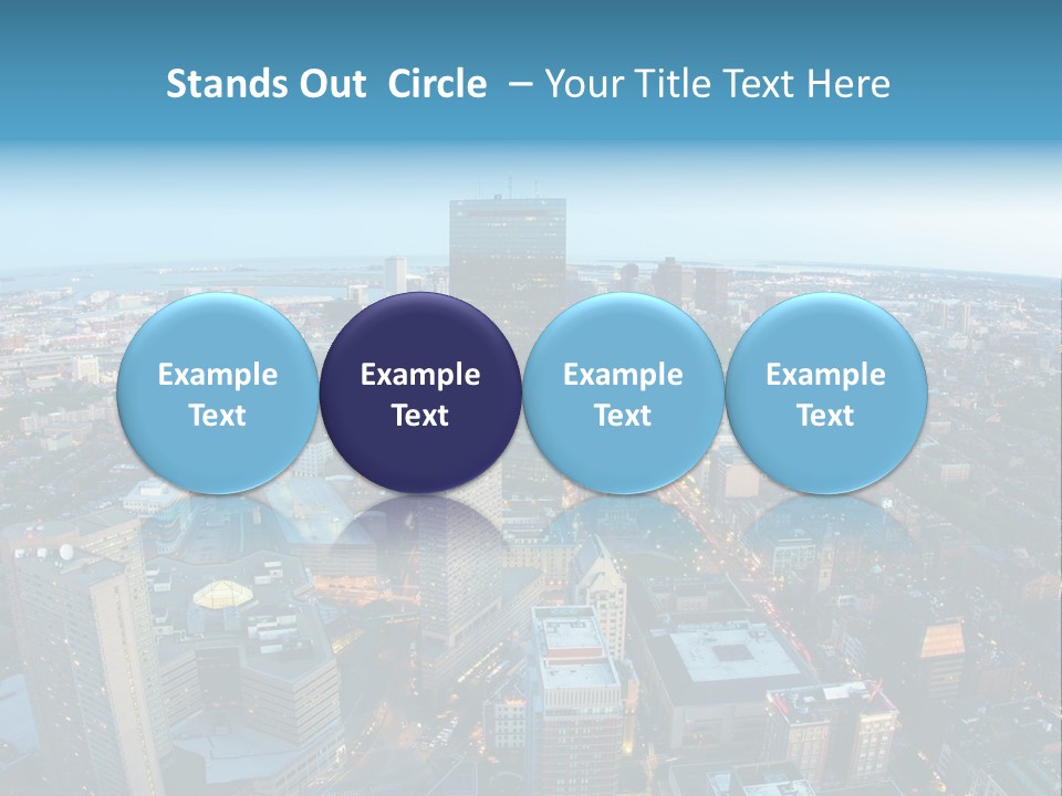 Famous Night Fisheye PowerPoint Template