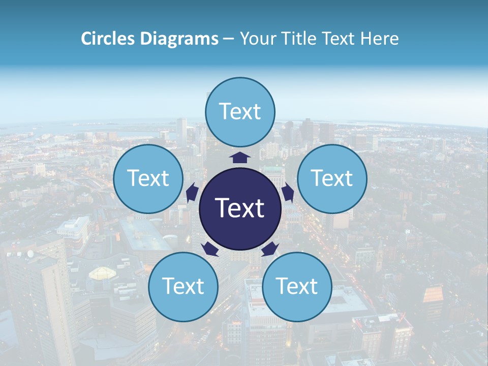 Famous Night Fisheye PowerPoint Template