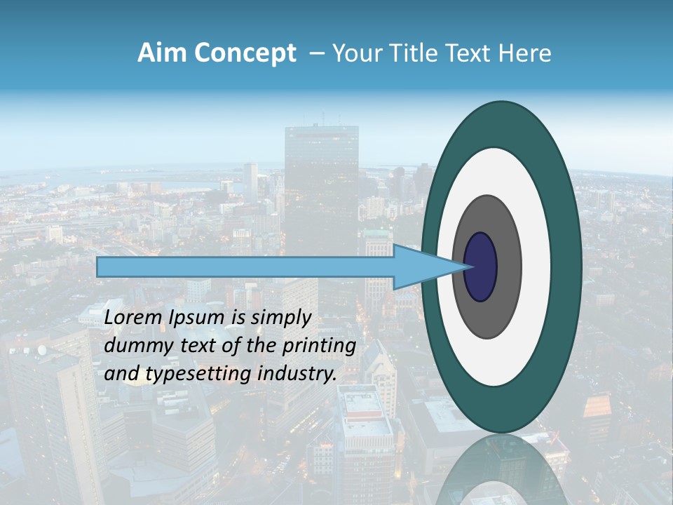 Famous Night Fisheye PowerPoint Template