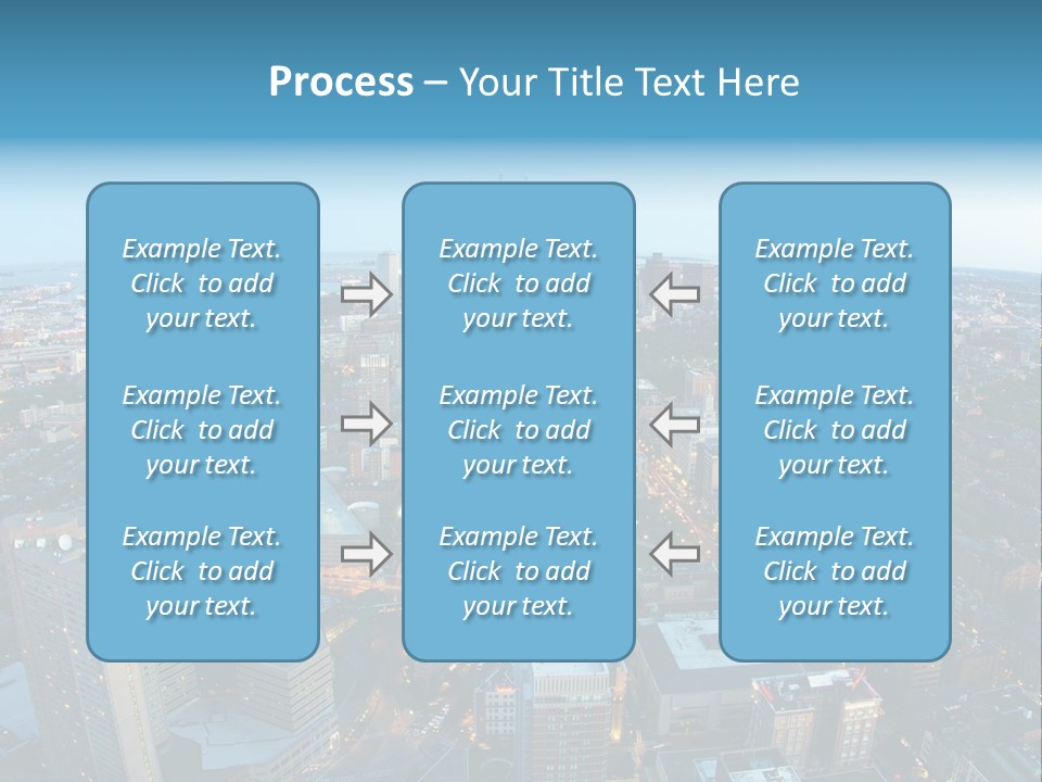 Famous Night Fisheye PowerPoint Template