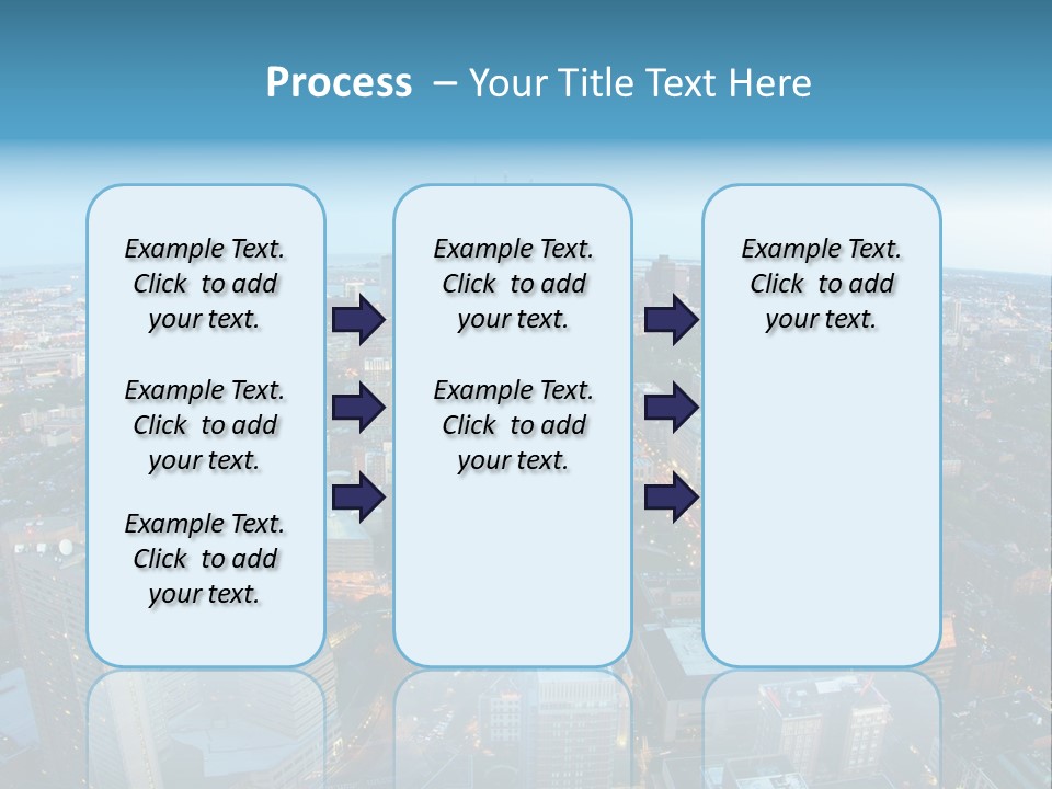 Famous Night Fisheye PowerPoint Template