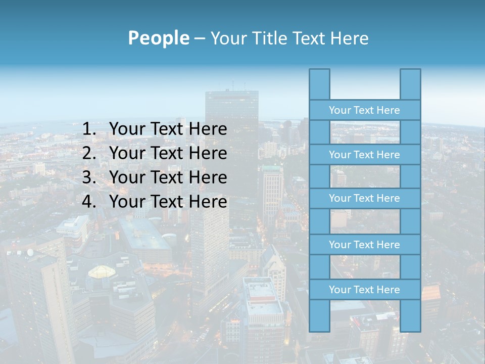 Famous Night Fisheye PowerPoint Template