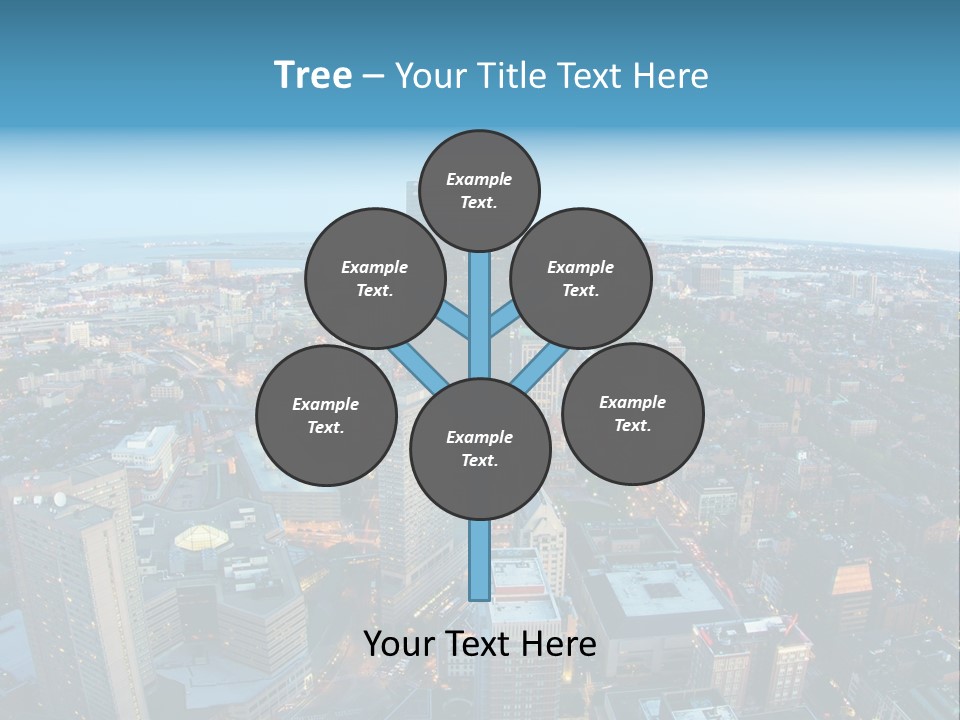 Famous Night Fisheye PowerPoint Template