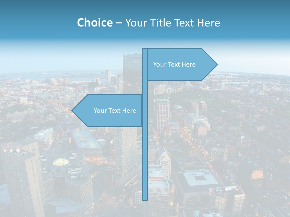 Famous Night Fisheye PowerPoint Template