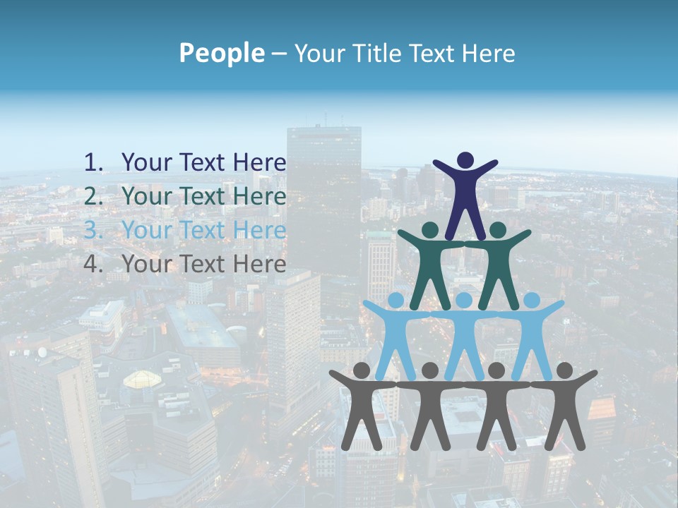 Famous Night Fisheye PowerPoint Template