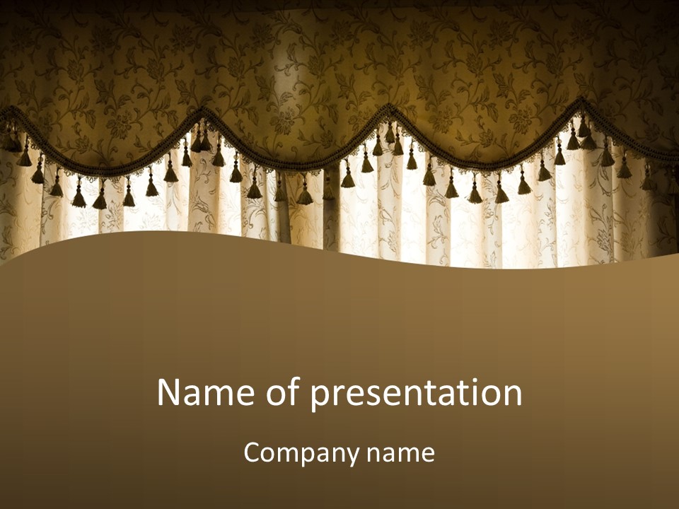 New Shadow Background PowerPoint Template