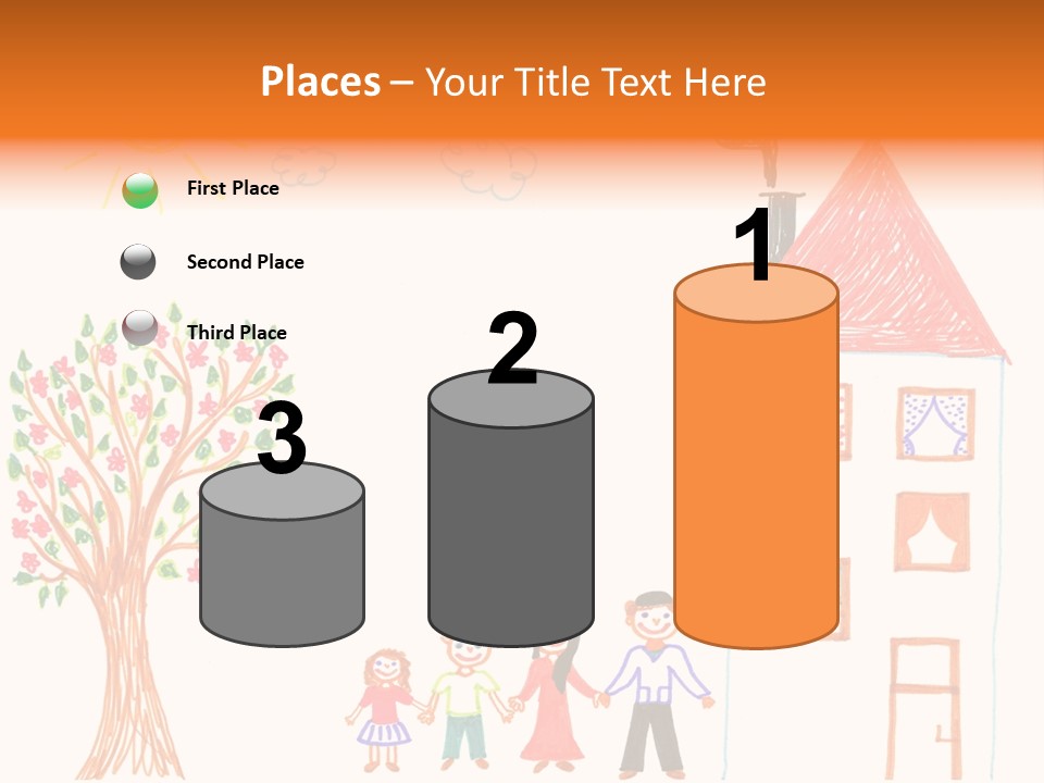 Brother Hand Girl PowerPoint Template