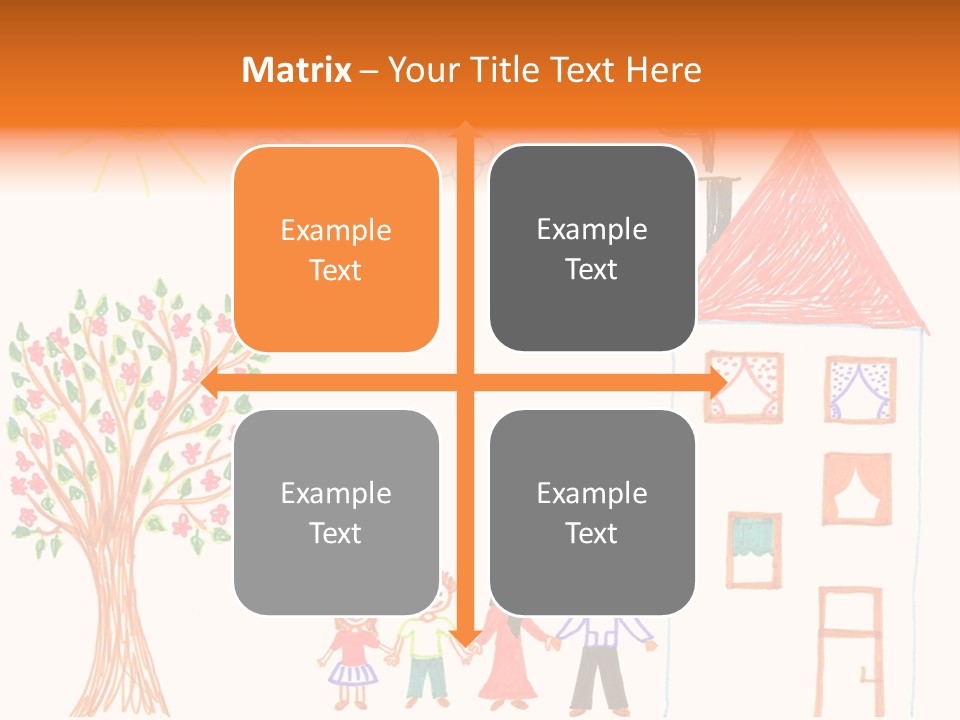 Brother Hand Girl PowerPoint Template