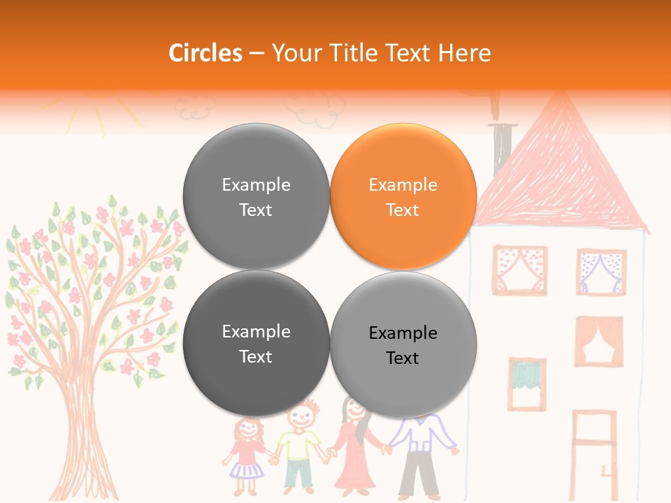 Brother Hand Girl PowerPoint Template