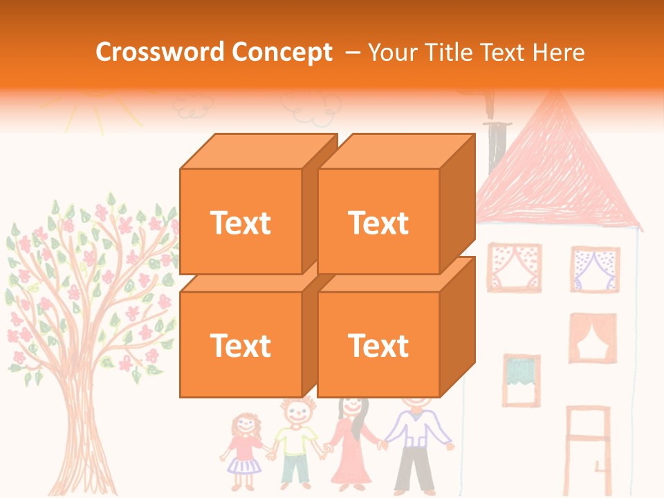 Brother Hand Girl PowerPoint Template