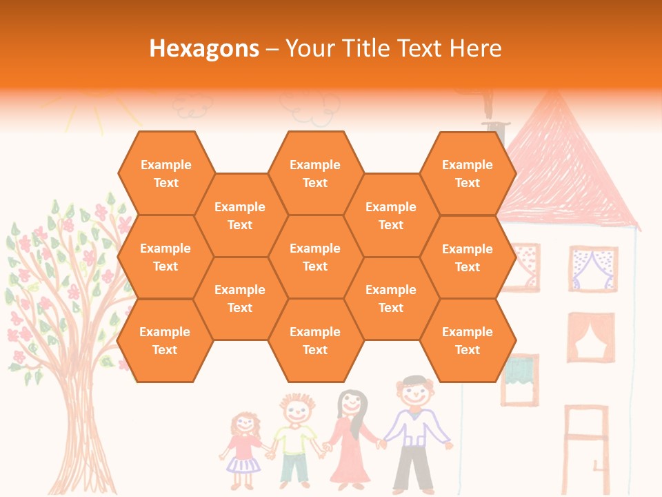 Brother Hand Girl PowerPoint Template