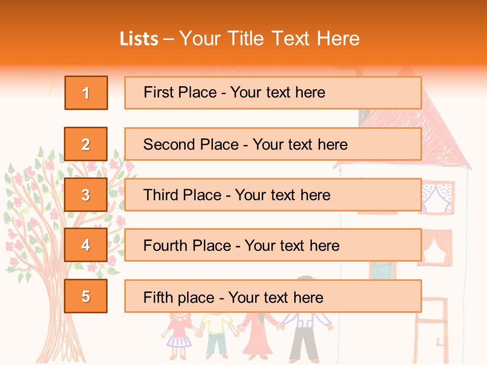 Brother Hand Girl PowerPoint Template