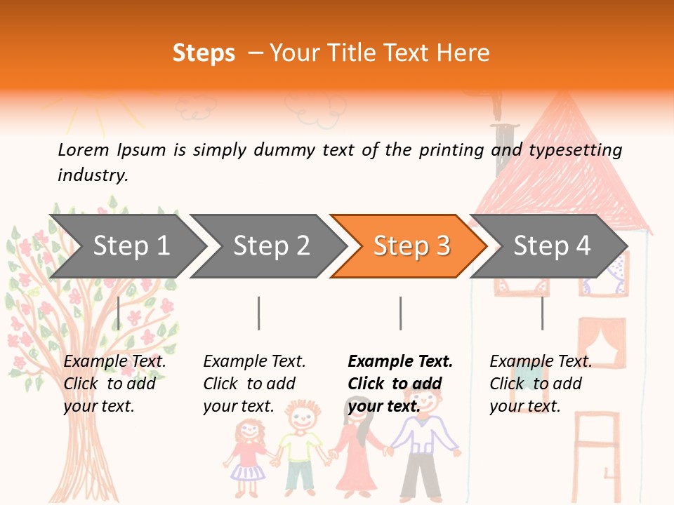 Brother Hand Girl PowerPoint Template