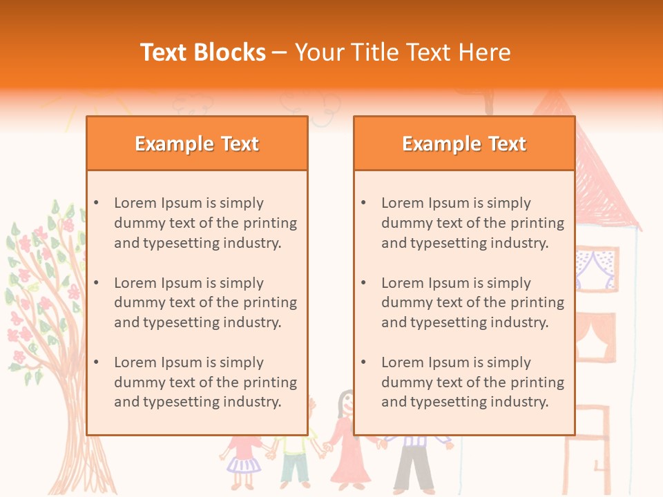 Brother Hand Girl PowerPoint Template