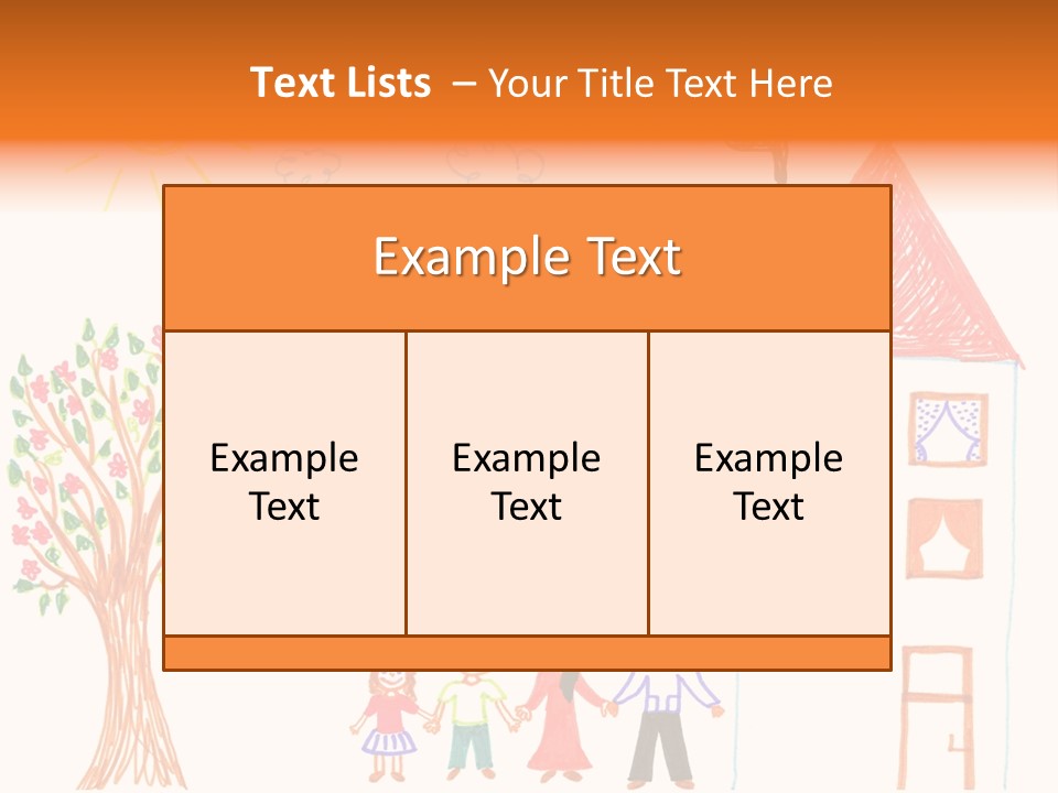 Brother Hand Girl PowerPoint Template