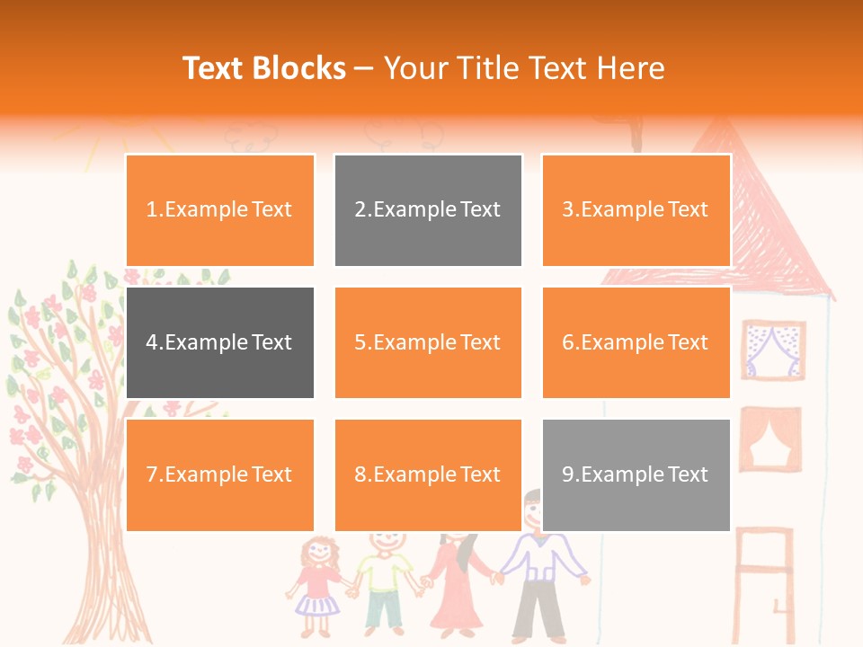 Brother Hand Girl PowerPoint Template