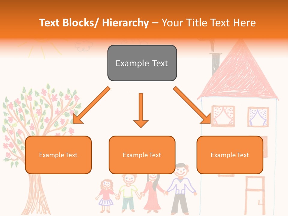 Brother Hand Girl PowerPoint Template