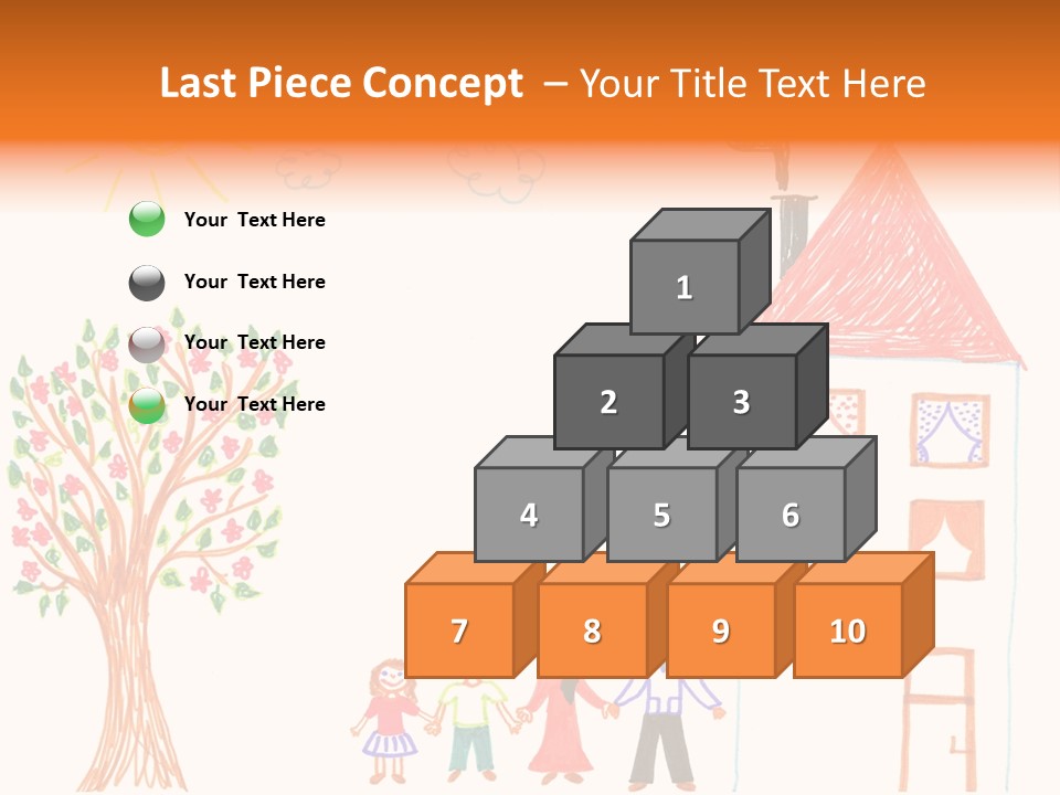 Brother Hand Girl PowerPoint Template