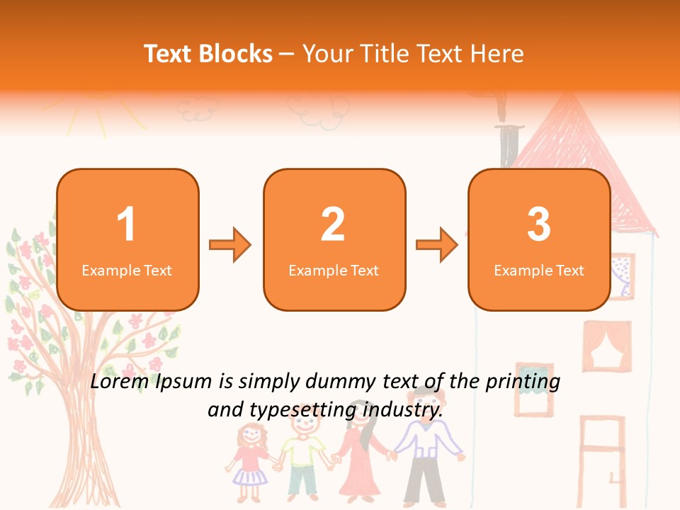 Brother Hand Girl PowerPoint Template