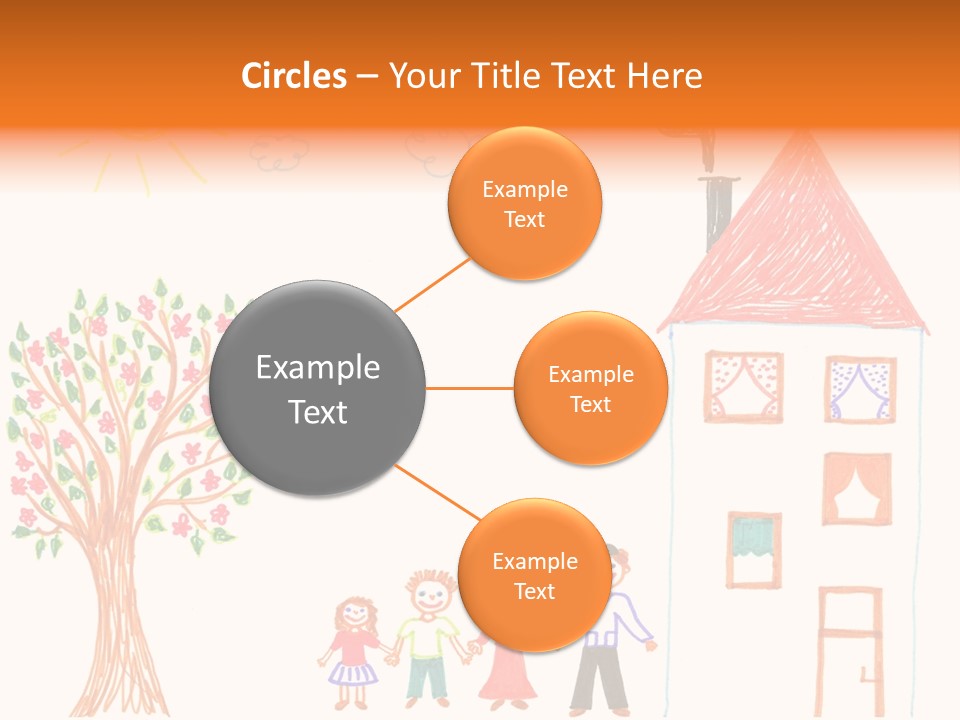 Brother Hand Girl PowerPoint Template