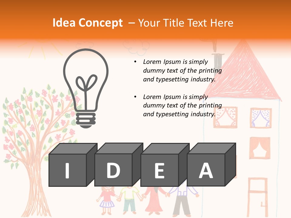 Brother Hand Girl PowerPoint Template