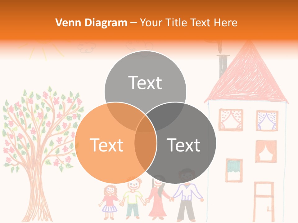 Brother Hand Girl PowerPoint Template